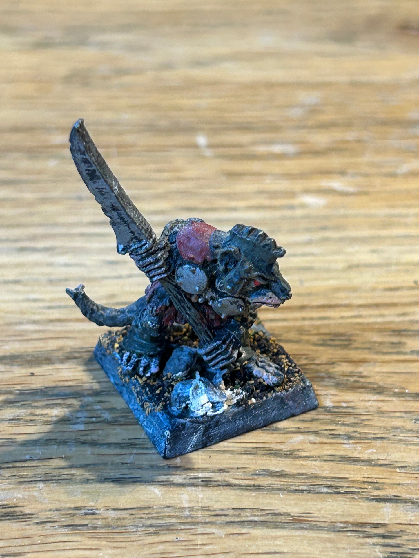 Skaven - C47 Clan Rat with Halberd Warpspur Citadel Ratmen 1987 warhammer fantasy