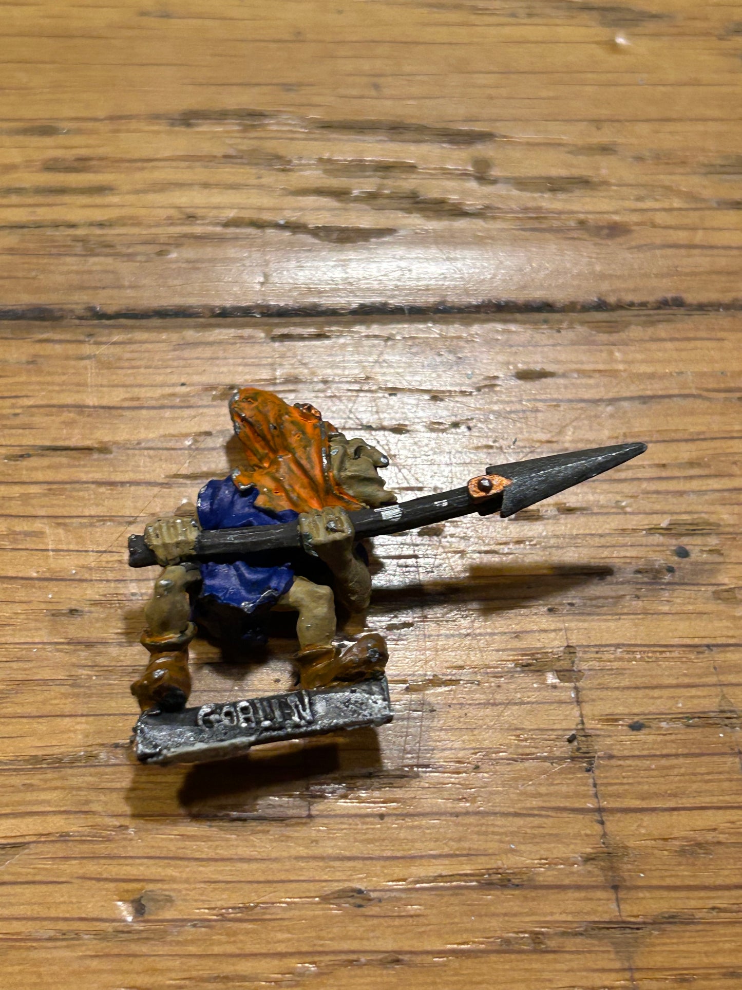 C12 Goblin with Spear "Zogrod" Metal Citadel Oldhammer