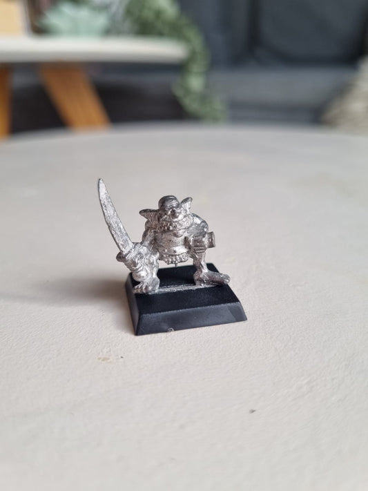 Warhammer fantasy Kev Adams goblin with sword