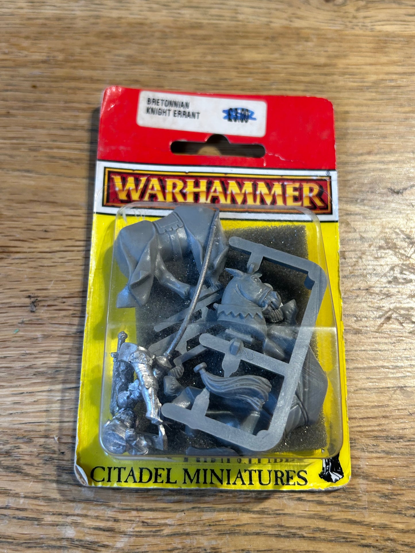Warhammer Bretonnian Knight Errant Blister BNIB