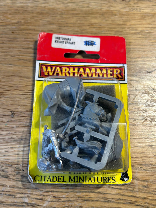 Warhammer Bretonnian Knight Errant Blister BNIB