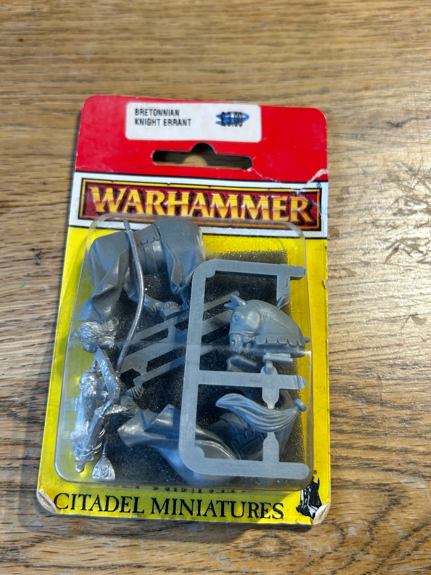 Warhammer Bretonnian Knight Errant Blister BNIB