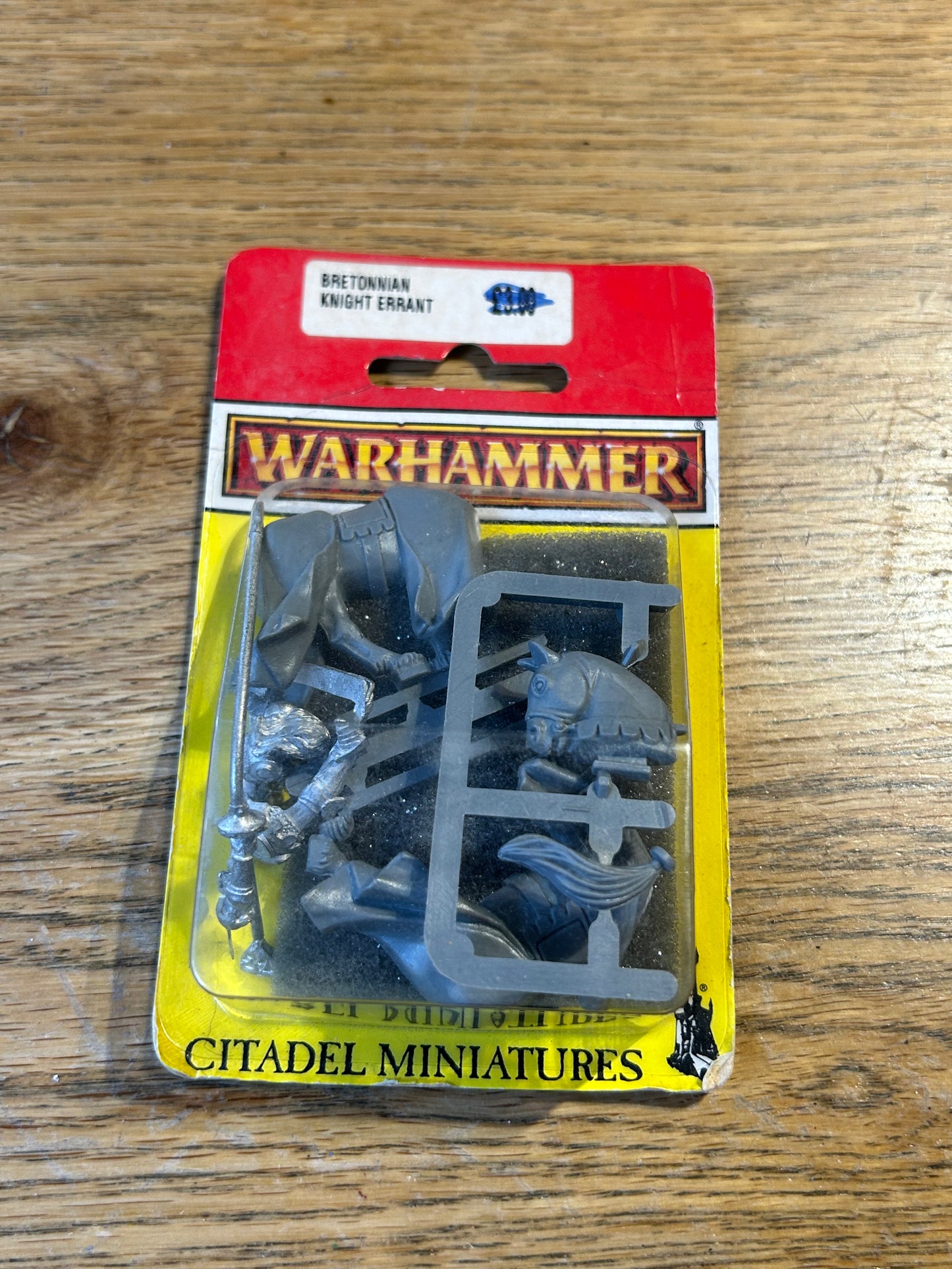 Warhammer Bretonnian Knight Errant Blister BNIB