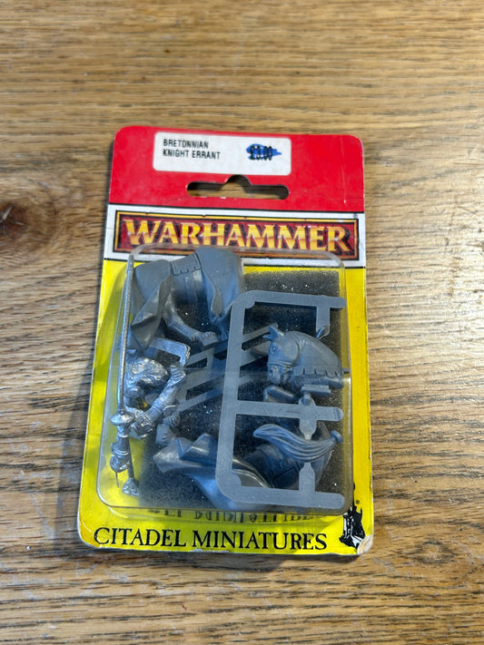 Warhammer Bretonnian Knight Errant Blister BNIB