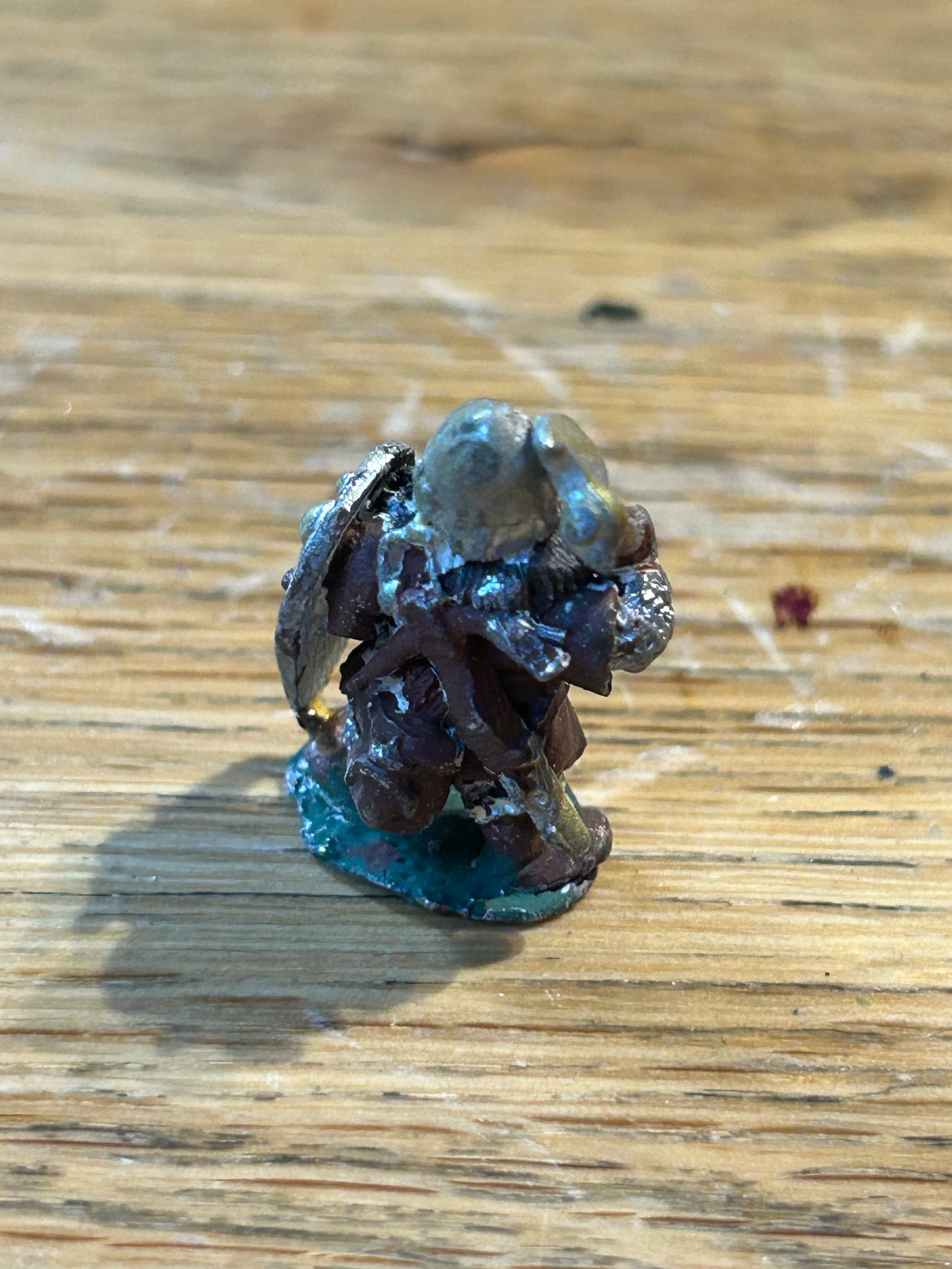 1981 FTD5 Dwarf with axe and shield and crossbow Fantasy Tribes Citadel Pre Slotta C07 warhammer fantasy