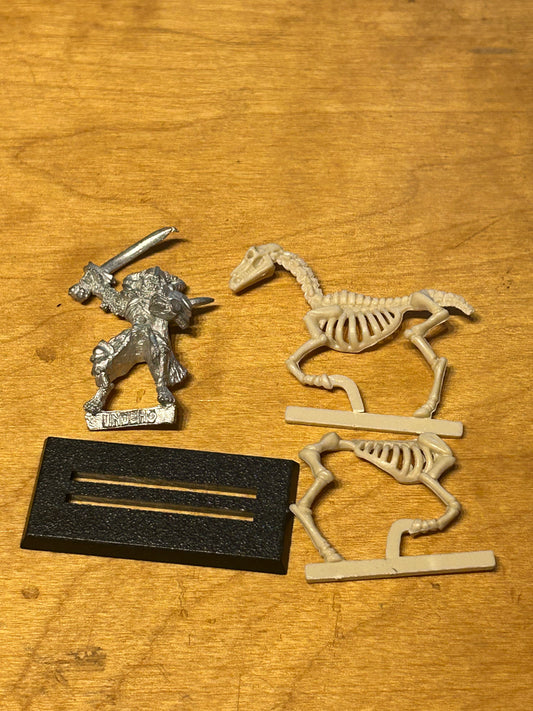 Warhammer Fantasy Undead Skeleton Horseman with sword Horsemen Games Workshop Citadel