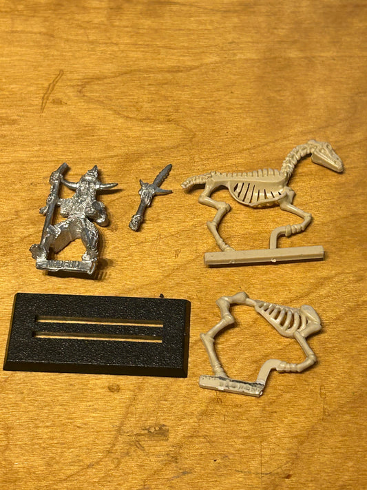 Warhammer Fantasy Undead Skeleton Horseman with broken spear Horsemen Games Workshop Citadel