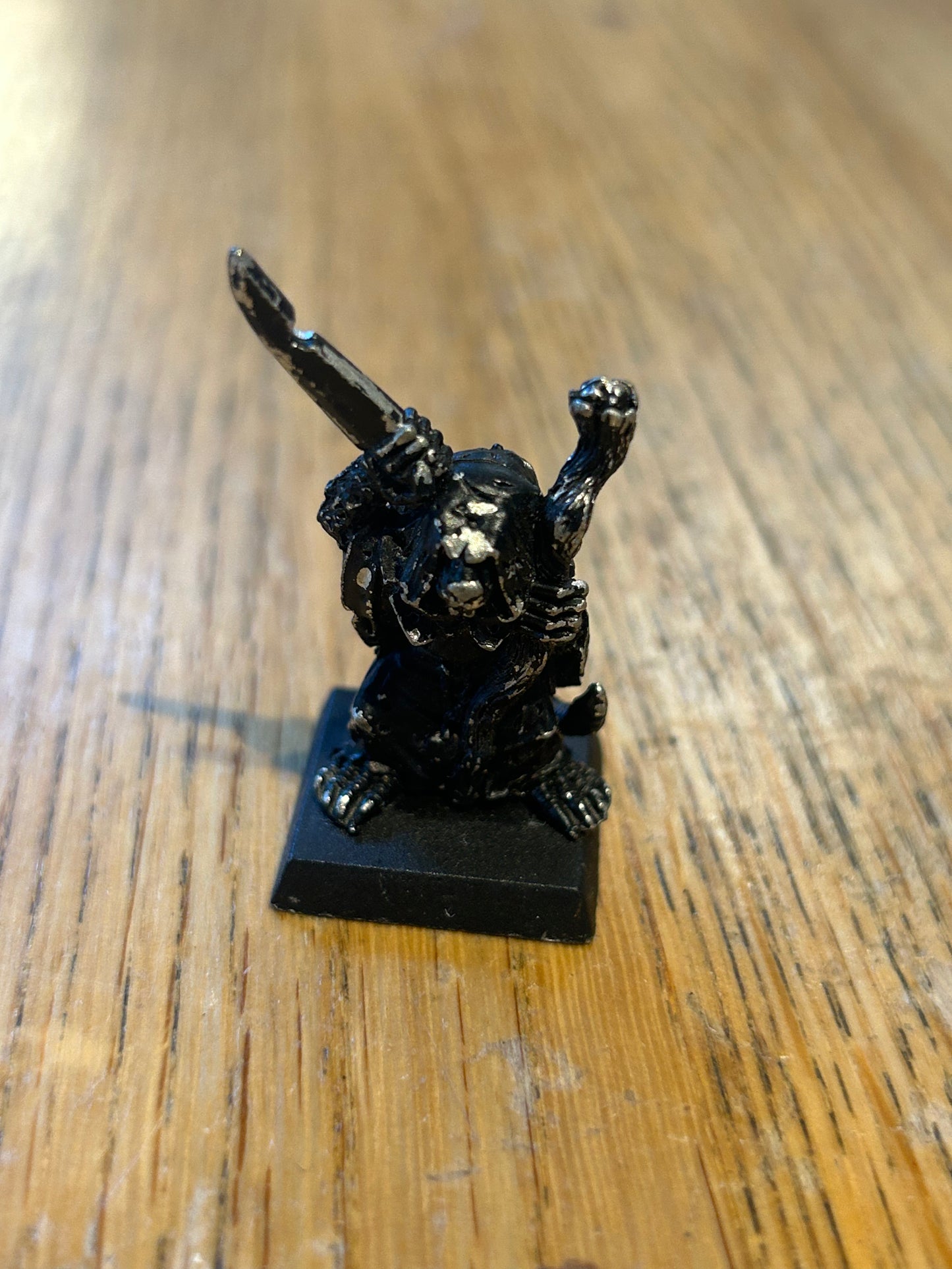 Skaven Plague Monk  Warhammer Fantasy Marauder miniatures (his nose is a little flattened I believe)