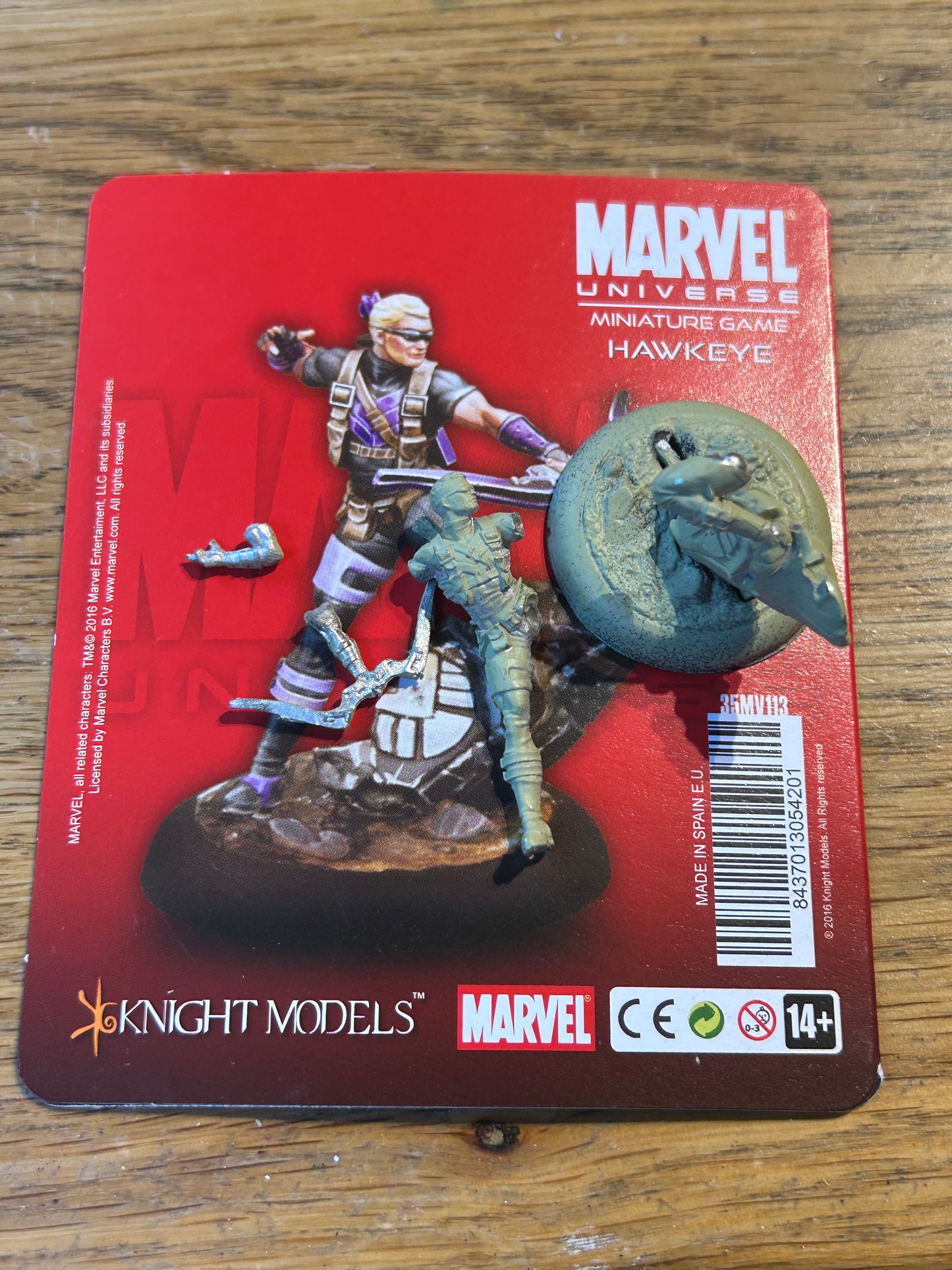 Knight Models Marvel Universe Miniatures Game Hawkeye