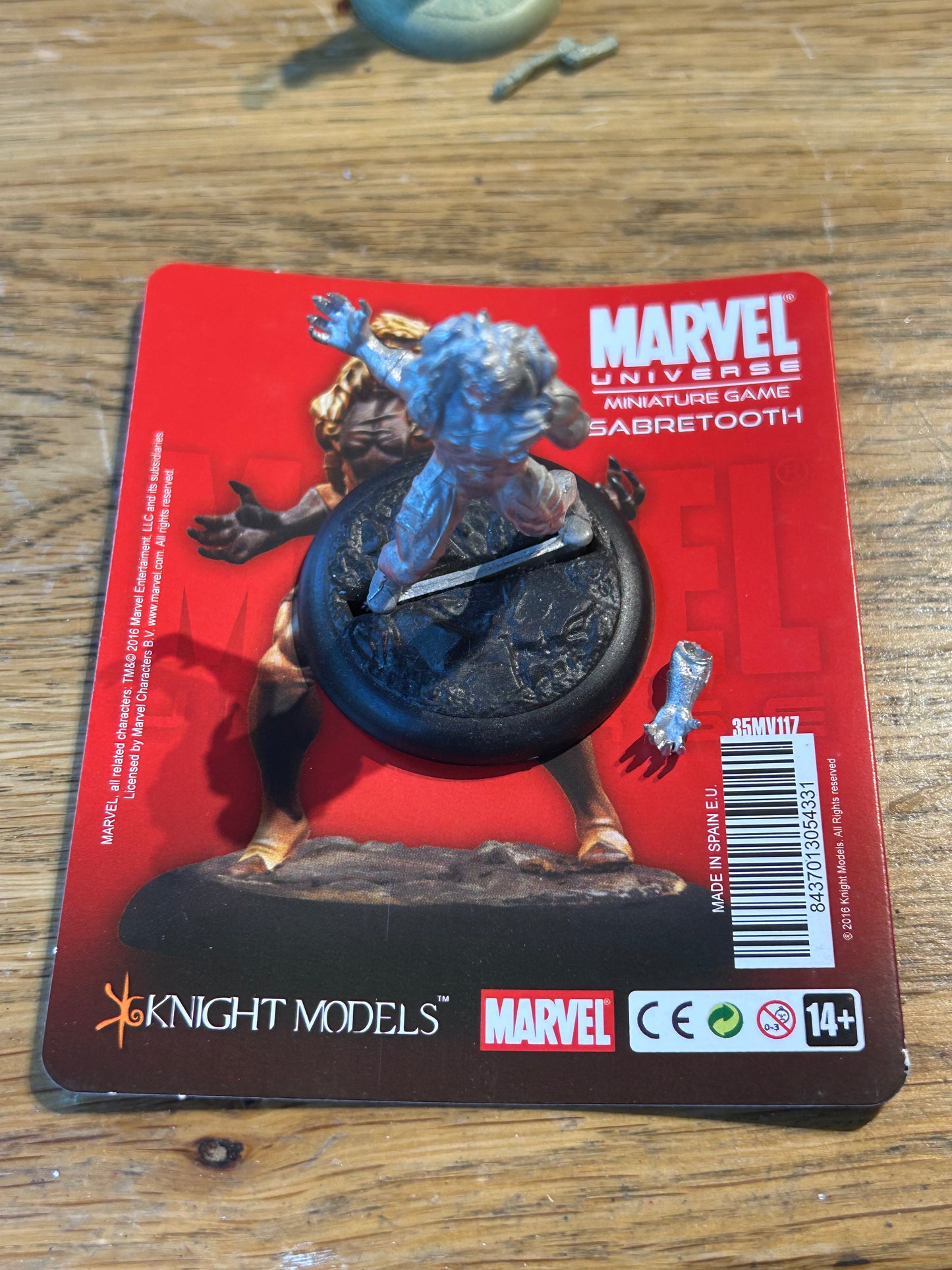 Knight Models Marvel Universe Miniatures Game sabretooth