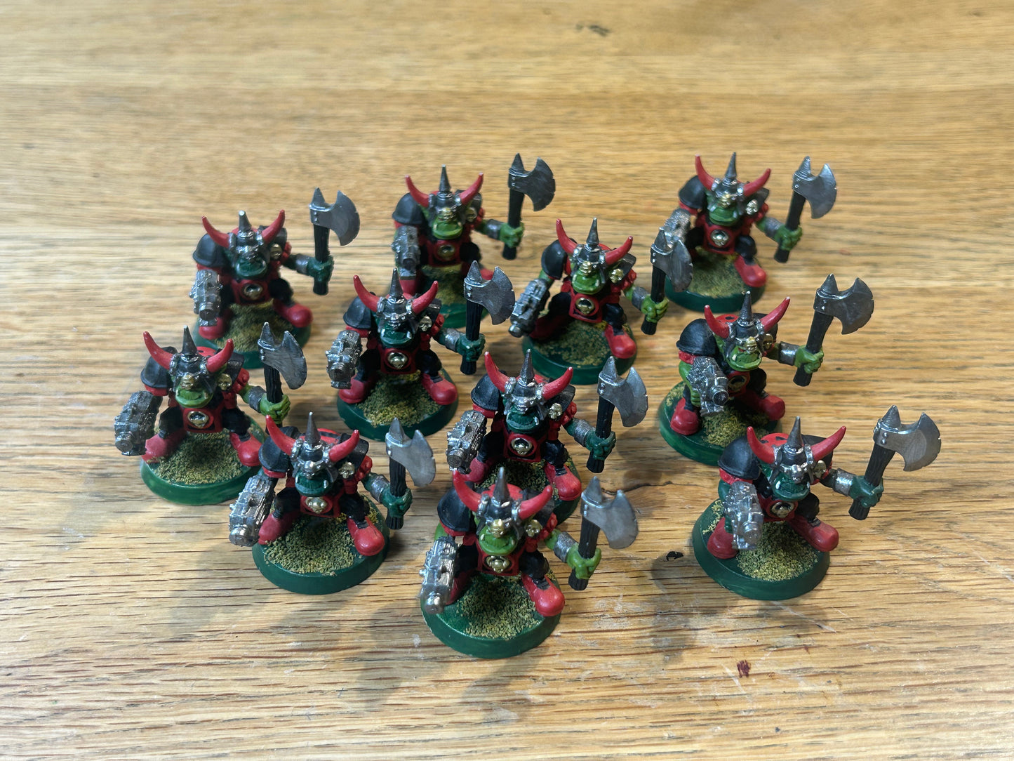 Warhammer 40k plastic monopose goff boyz x 11