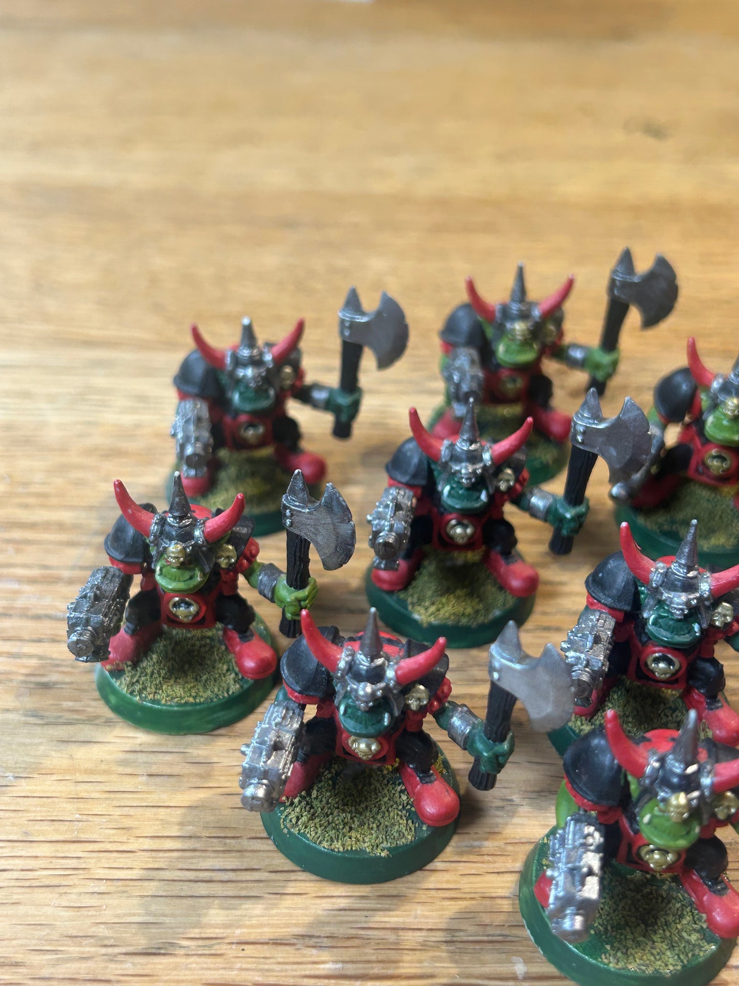 Warhammer 40k plastic monopose goff boyz x 11