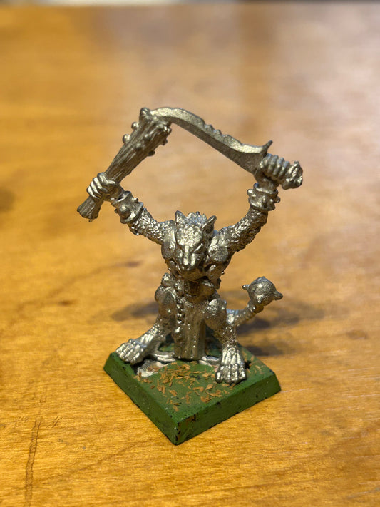 Games Workshop Warhammer fantasy Skaven C47 Warpeye Commander Champion Metal