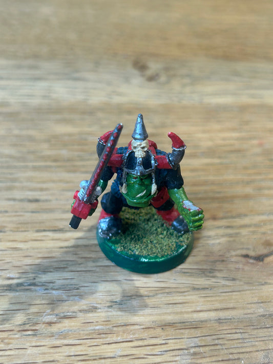 Warhammer 40k - Orks, Classic Rogue Trader - Goff Orc Skarboy, Skar Boy