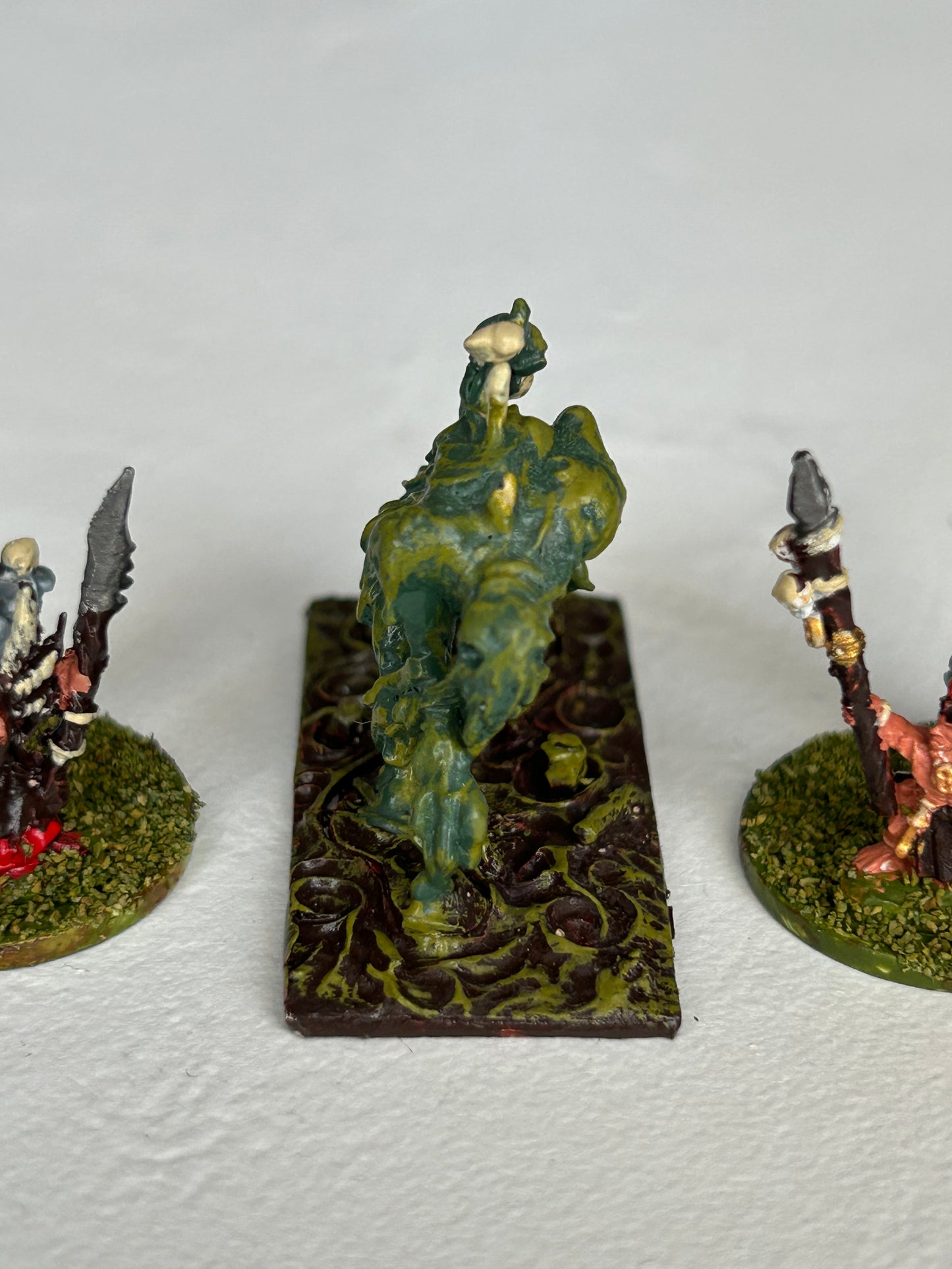 Warmaster Albion set with fenbeast, dark emissary, and truthsayer