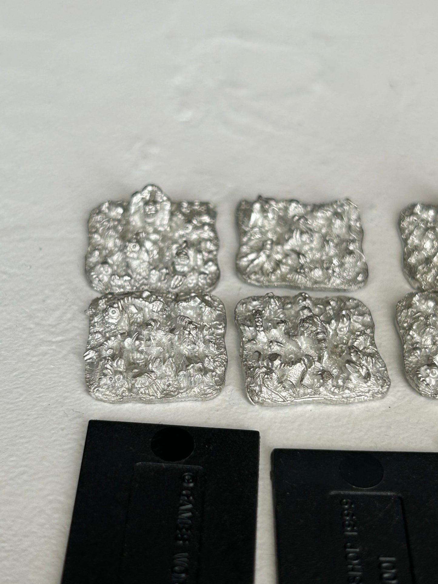 Unpainted Warmaster nurgling horde (3 bases worth)