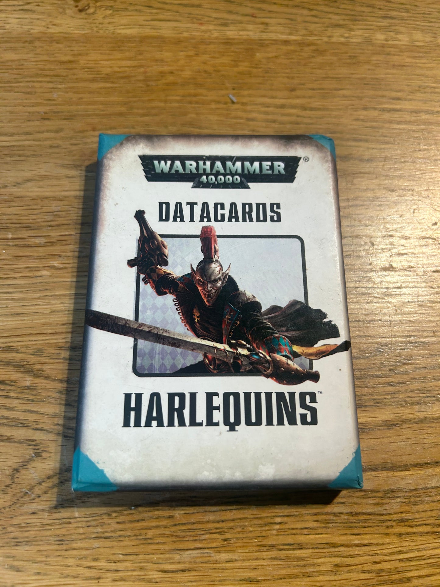 Games Workshop Warhammer 40k Harlequins Data Cards 2015 Great Condition