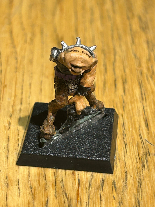Realm Of Chaos Beastman C38 Blobhead C27 Metal Citadel Beastmen (missing weapon arm)