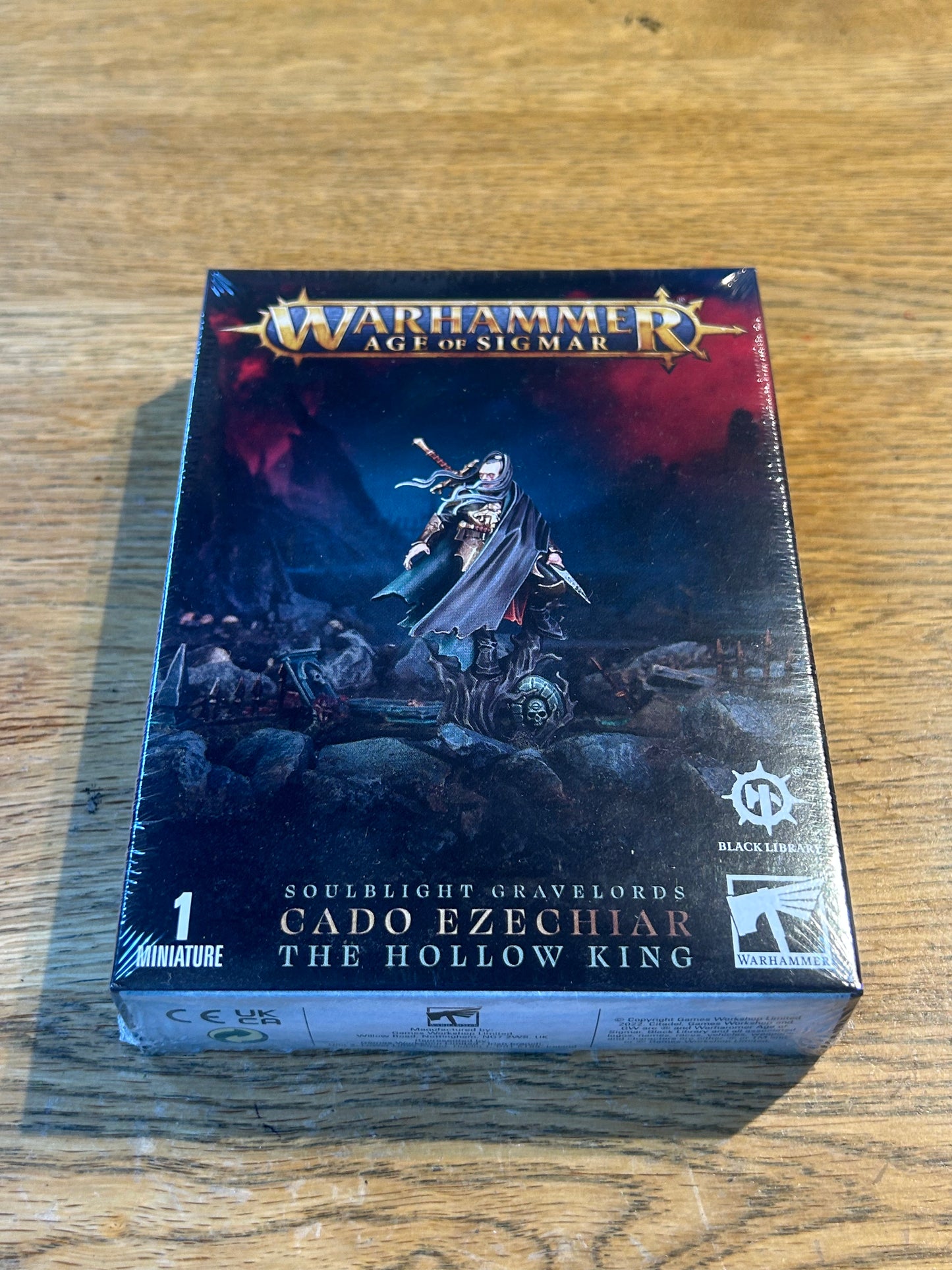 Warhammer Age of Sigmar Soulblight Gravelords Cado Ezechiar the Hollow King new in sealed box