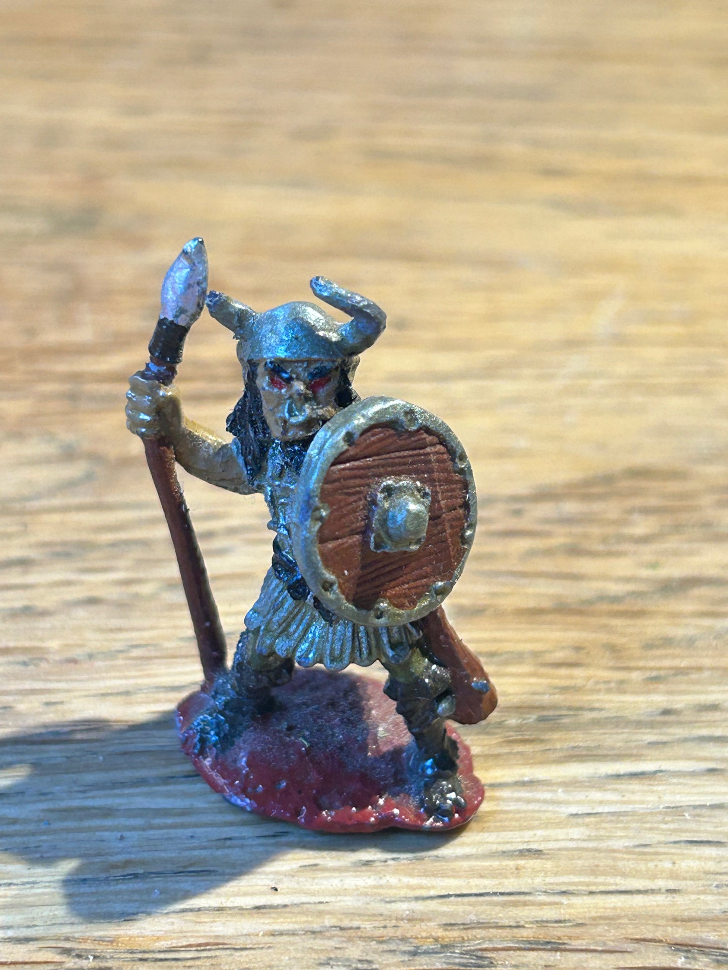 Citadel -  Preslotta - Warhammer fantasy  - C36  - Class Hobgoblin warrior with spear and shield - 1984