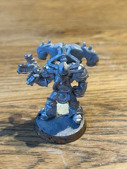 Warhammer 40k Rogue Trader Chaos Renegades Khorne World Eaters Metal - Metal with back pack