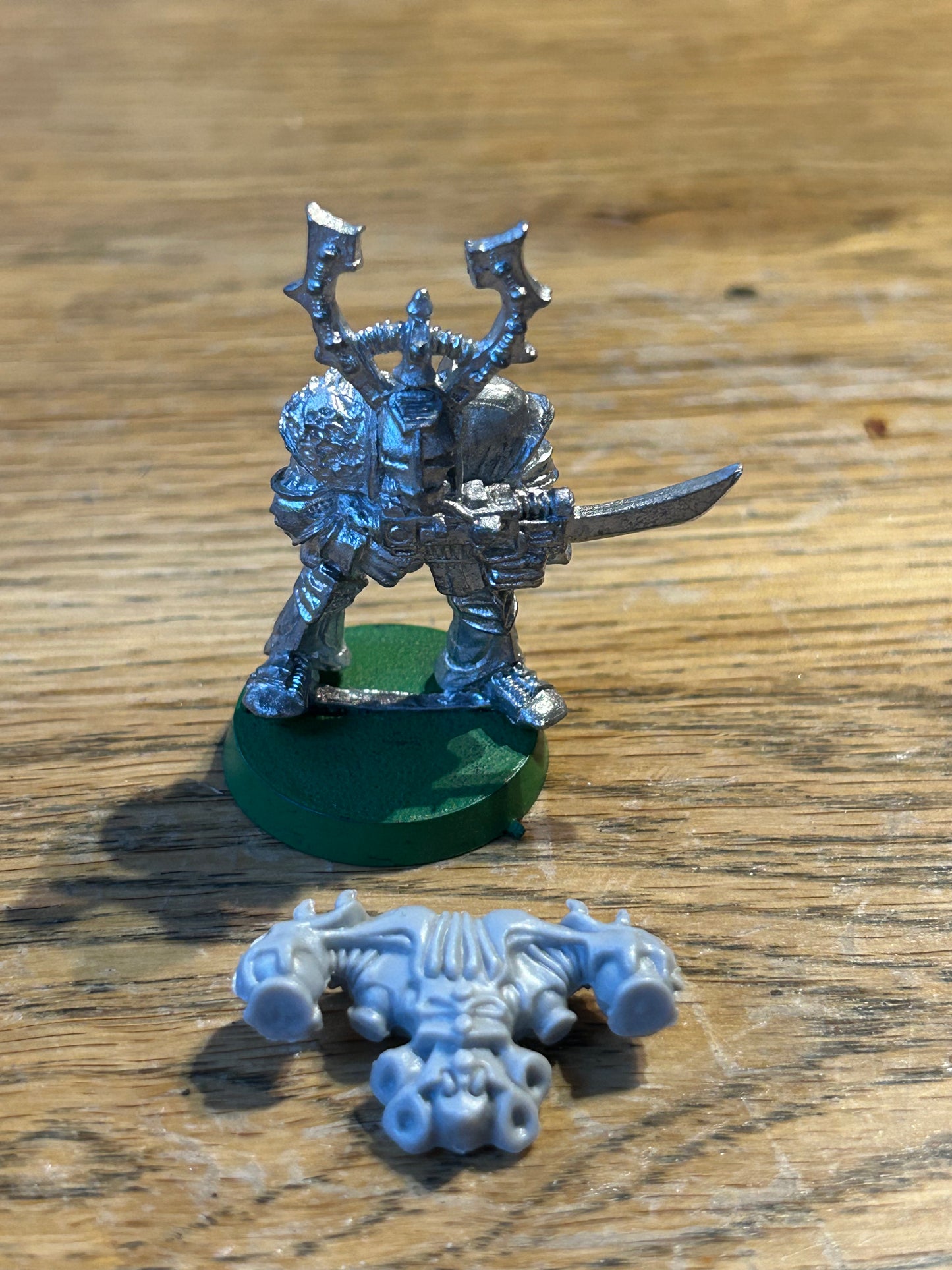 Vintage Warhammer 40k Chaos Renegade with backpack