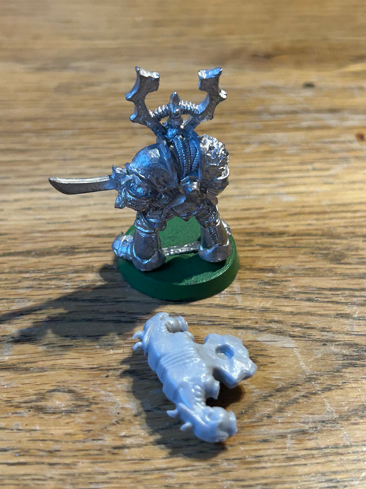 Vintage Warhammer 40k Chaos Renegade with backpack