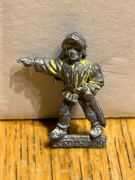 Games Workshop Citadel F4 Men at Arms Lord Farkley Metal Figure Bretonnian GW