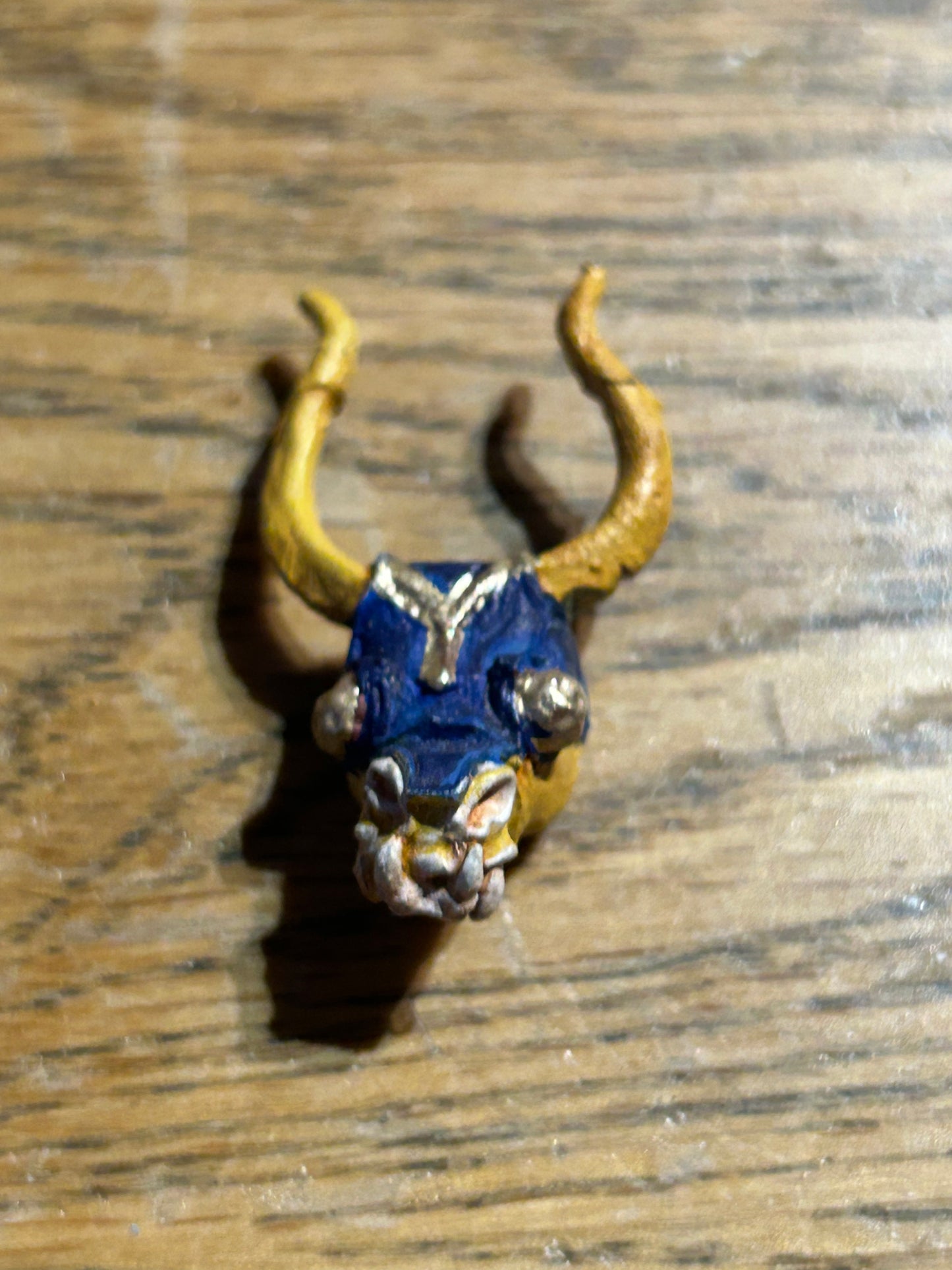Classic Metal Chaos greater Daemon of slaanesh Head Part Spares - Warhammer Fantasy (has had two horns removed)
