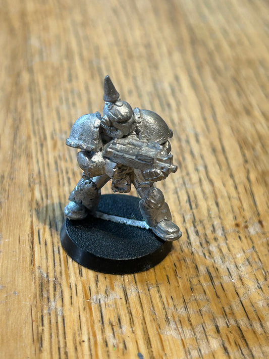 Nurgle Plague Marine Chaos Space Marines Bolter 40k 2nd Ed Metal Citadel
