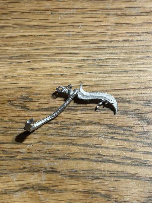Skaven Deathmaster Snikch tail with sword Metal Citadel