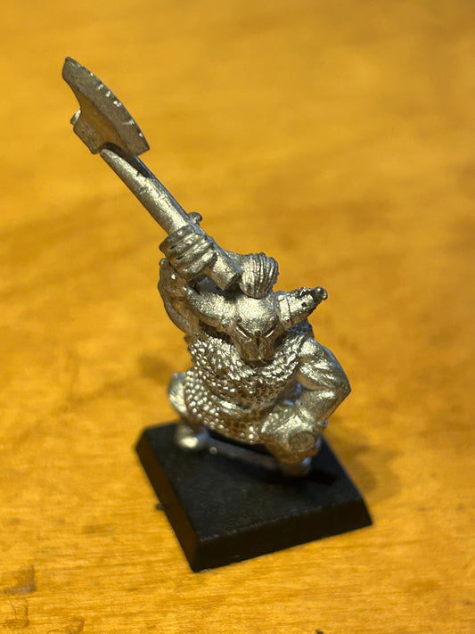 CITADEL WARHAMMER OOP DOW CHAOS MARAUDER BEARMEN OF URSLO TROOPER