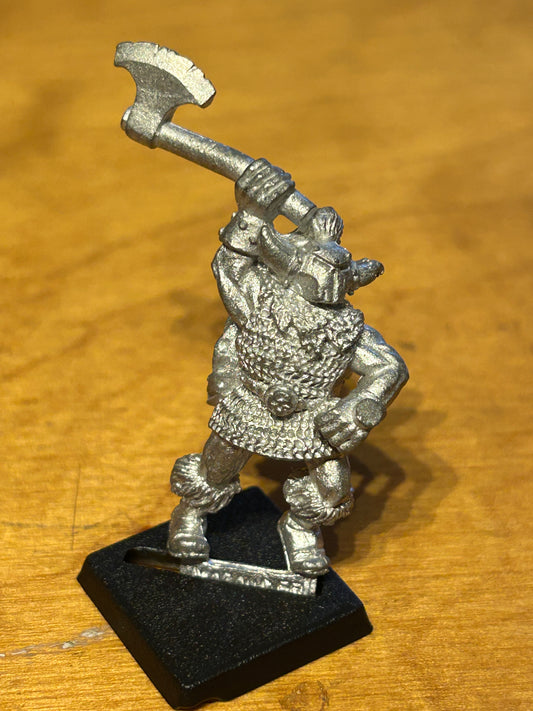 CITADEL WARHAMMER OOP DOW CHAOS MARAUDER BEARMEN OF URSLO TROOPER