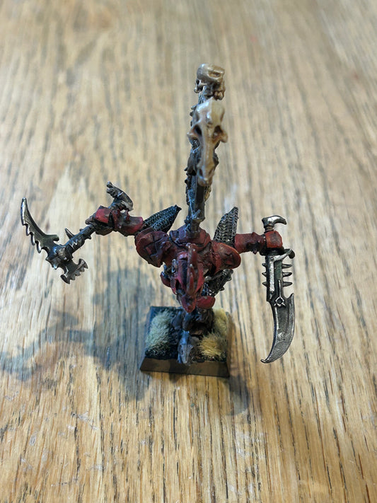 Warhammer Fantasy Old World Metal Queek Headtaker skaven Warlord