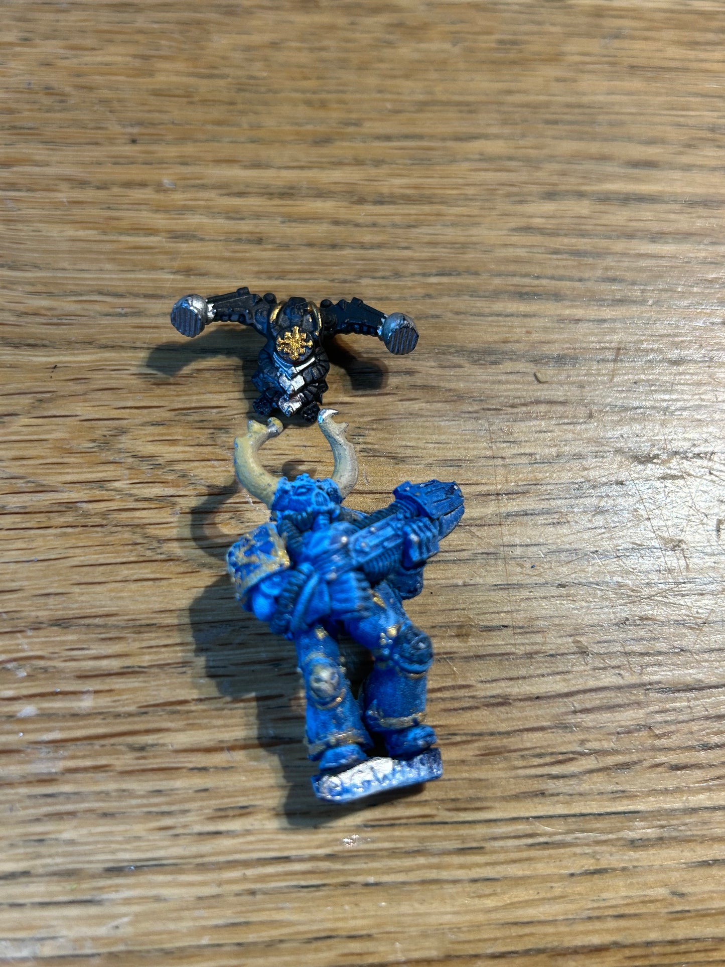 Warhammer 40k metal chaos space marine with flamer