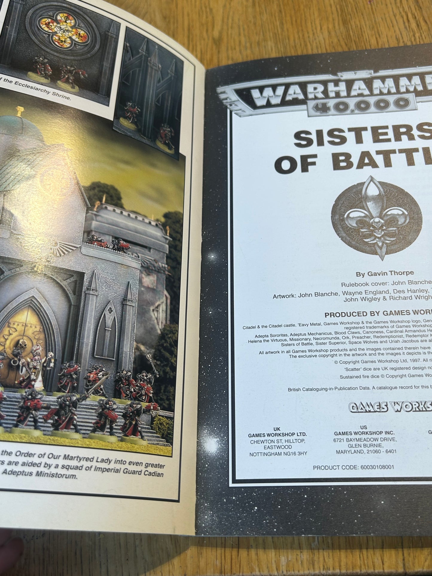 Codex Sisters of Battle 1997 Warhammer 40K 2nd Edition OOP Adepta Sororitas GW