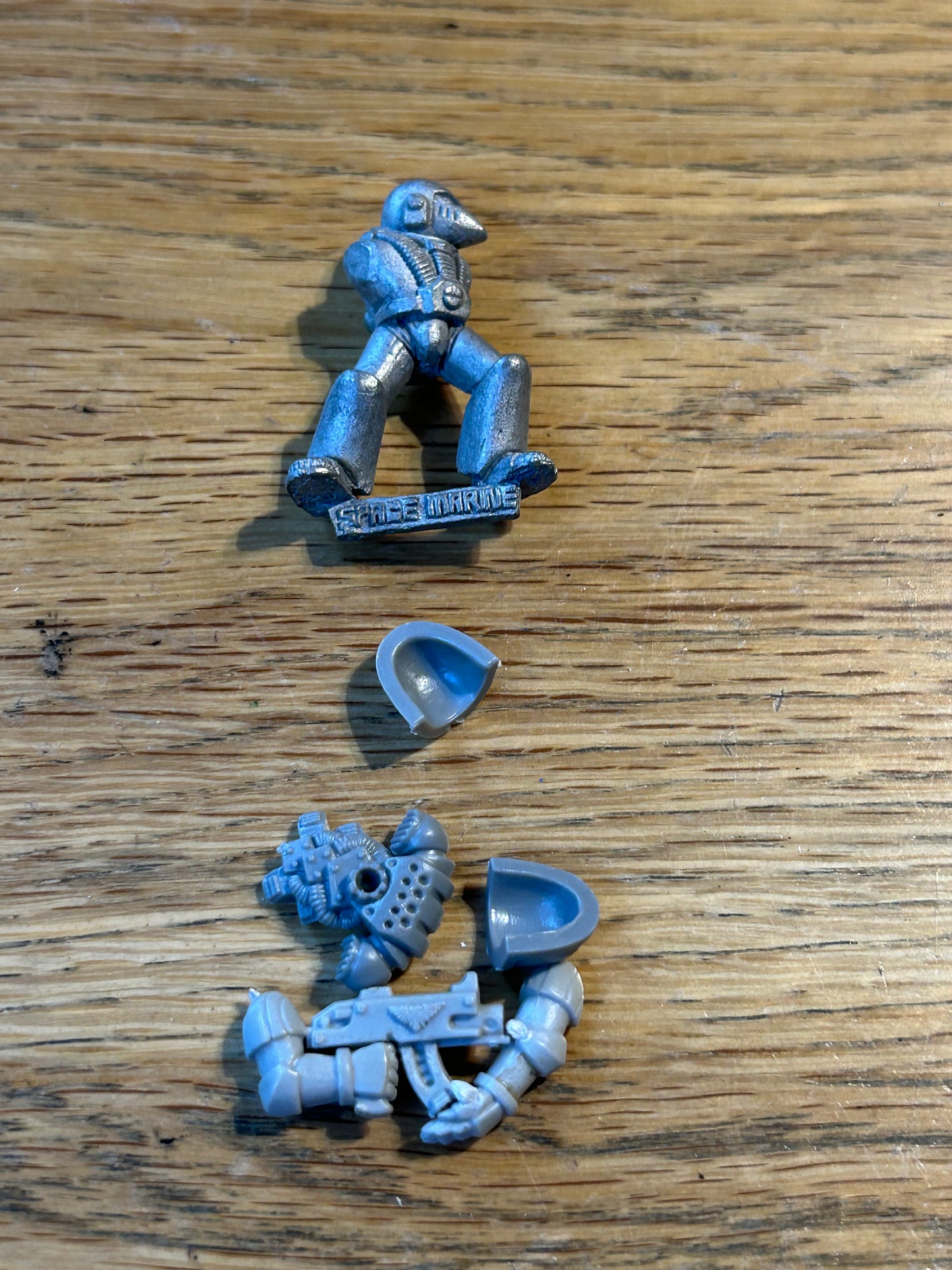 OOP Rogue Trader Metal Space Marines MK6 Corvus armour