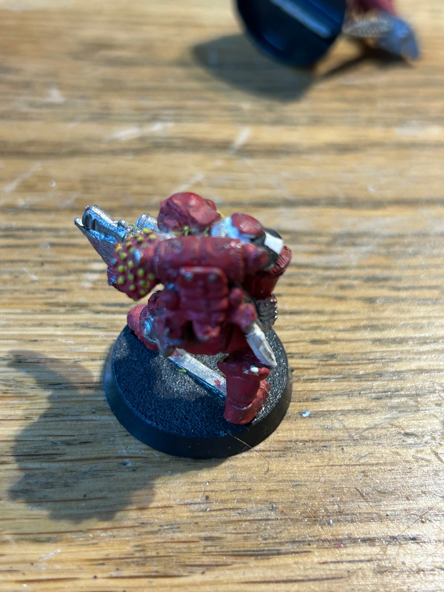 Warhammer 40k Rogue Trader Space Marines C100 Marine advancing Metal