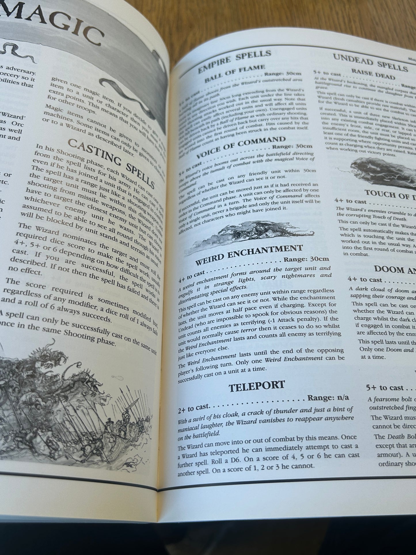 Warmaster Core Rulebook 1st Edition, Warhammer Fantasy, Games Workshop.