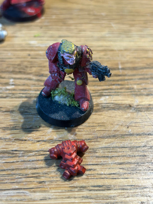 Space Marine Brother Napier Power Fist Rogue Trader Metal Citadel Marines