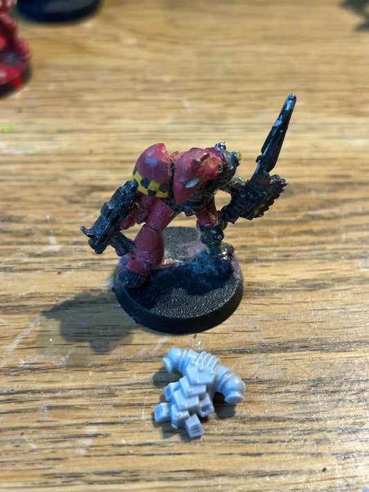 Vintage Warhammer 40k Space Marine 'Brother Craven' Rogue Trader Metal