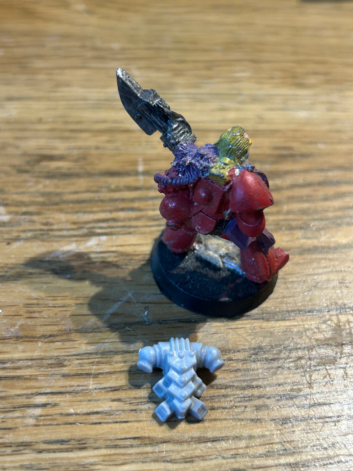 Rogue Trader Warhammer 40k Space marine 4101 marine charging with power axe brother basehart