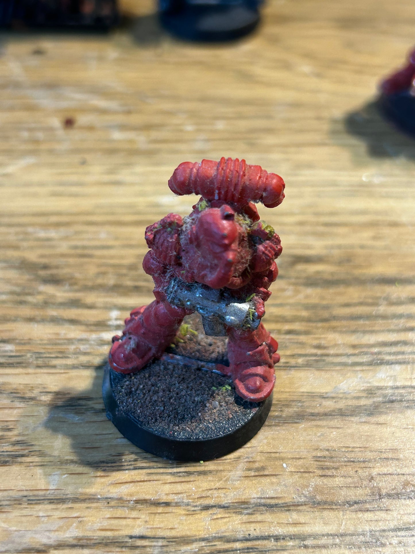 Rogue Trader Space Marine Artificer Armour and 2 40k 80s Citadel Metal