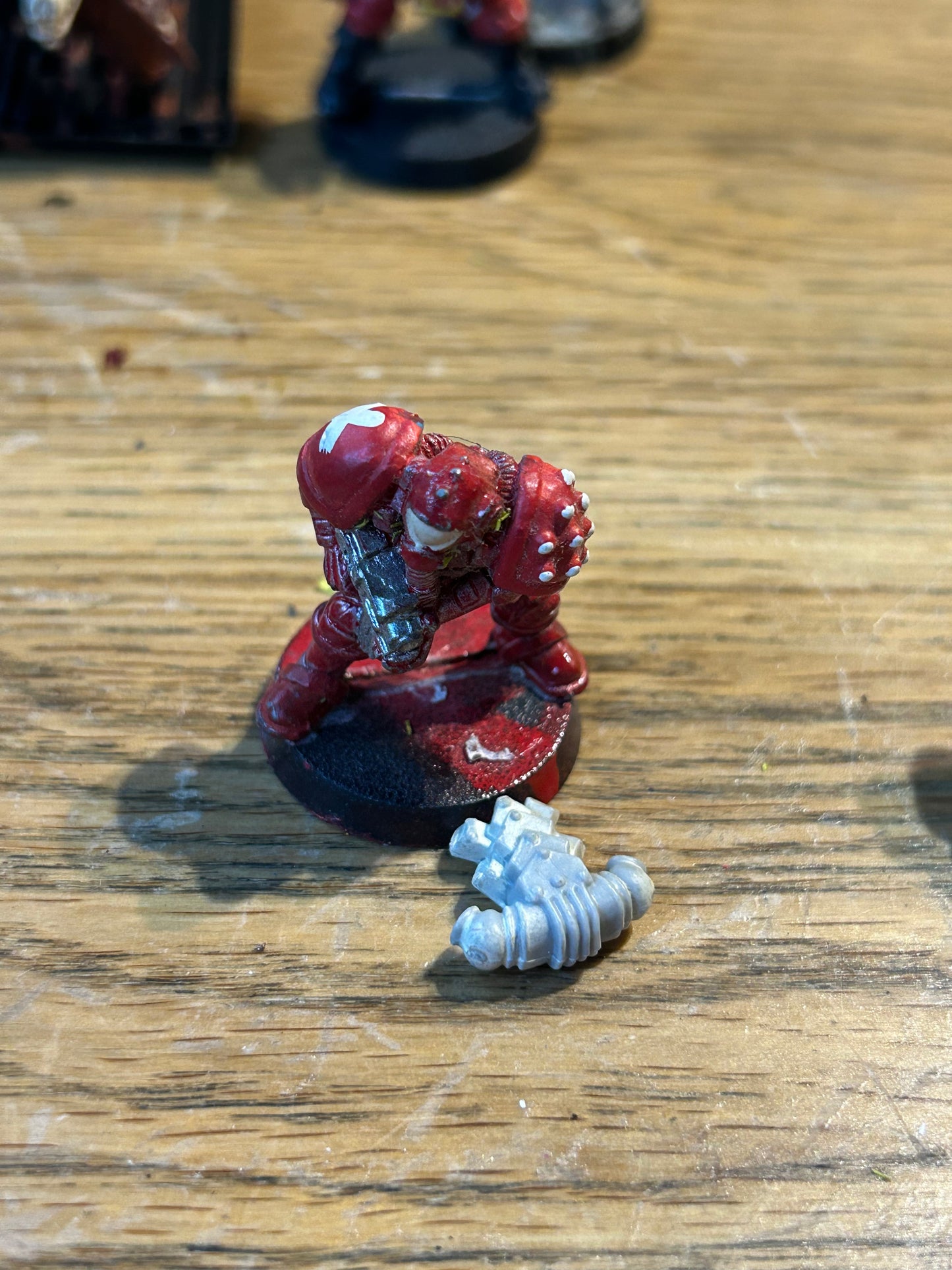 Rogue Trader Space Marine Artificer Armour 4 40k 80s Citadel Metal