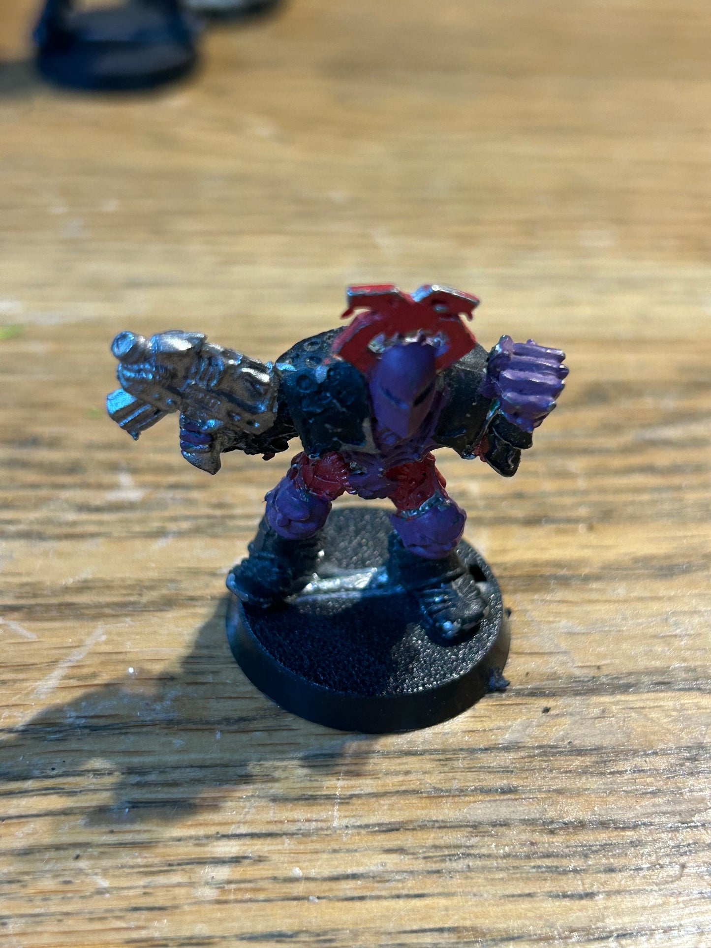 Vintage Warhammer 40k Chaos Renegade Khorne 'Bolter 1' Metal