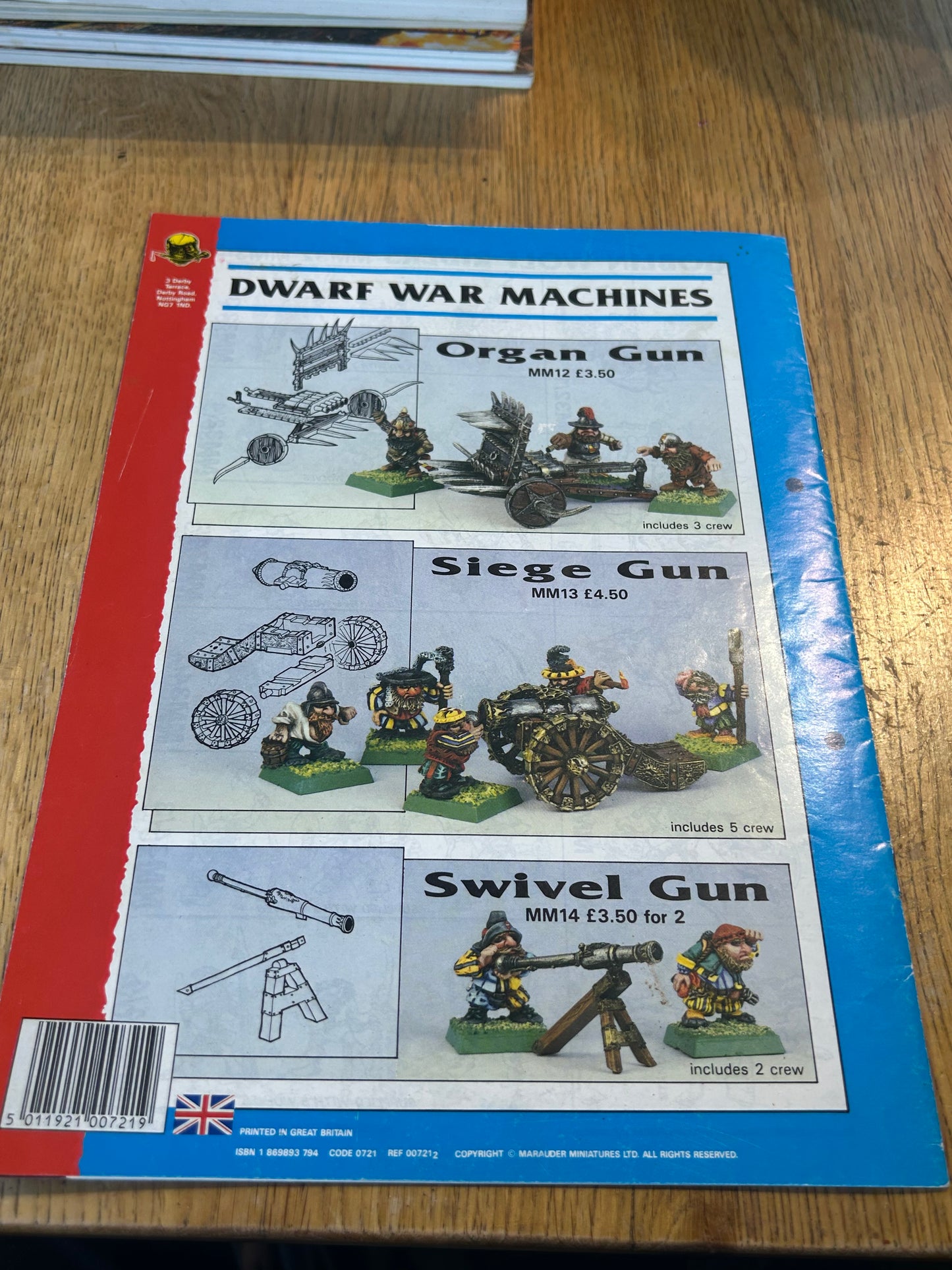 Marauder miniatures catalogue volume 1