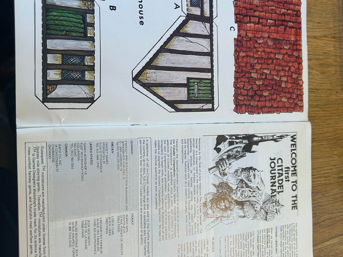 CITADEL JOURNAL SPRING 85 GAMES WORKSHOP MINIATURES 1985