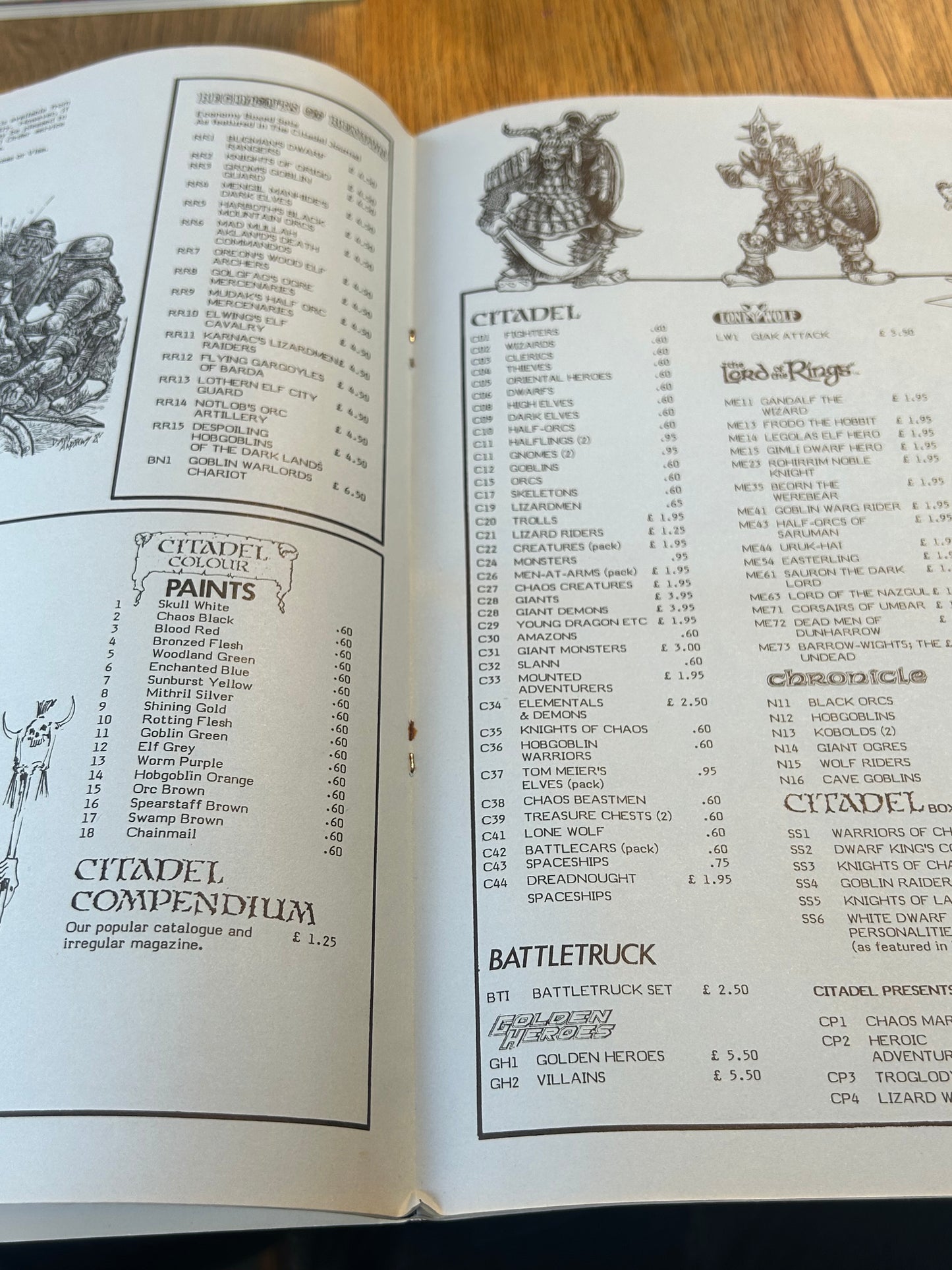 CITADEL JOURNAL SPRING 85 GAMES WORKSHOP MINIATURES 1985