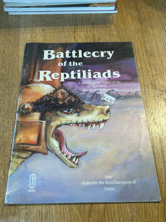 RAFM Cry of the Reptiliads book