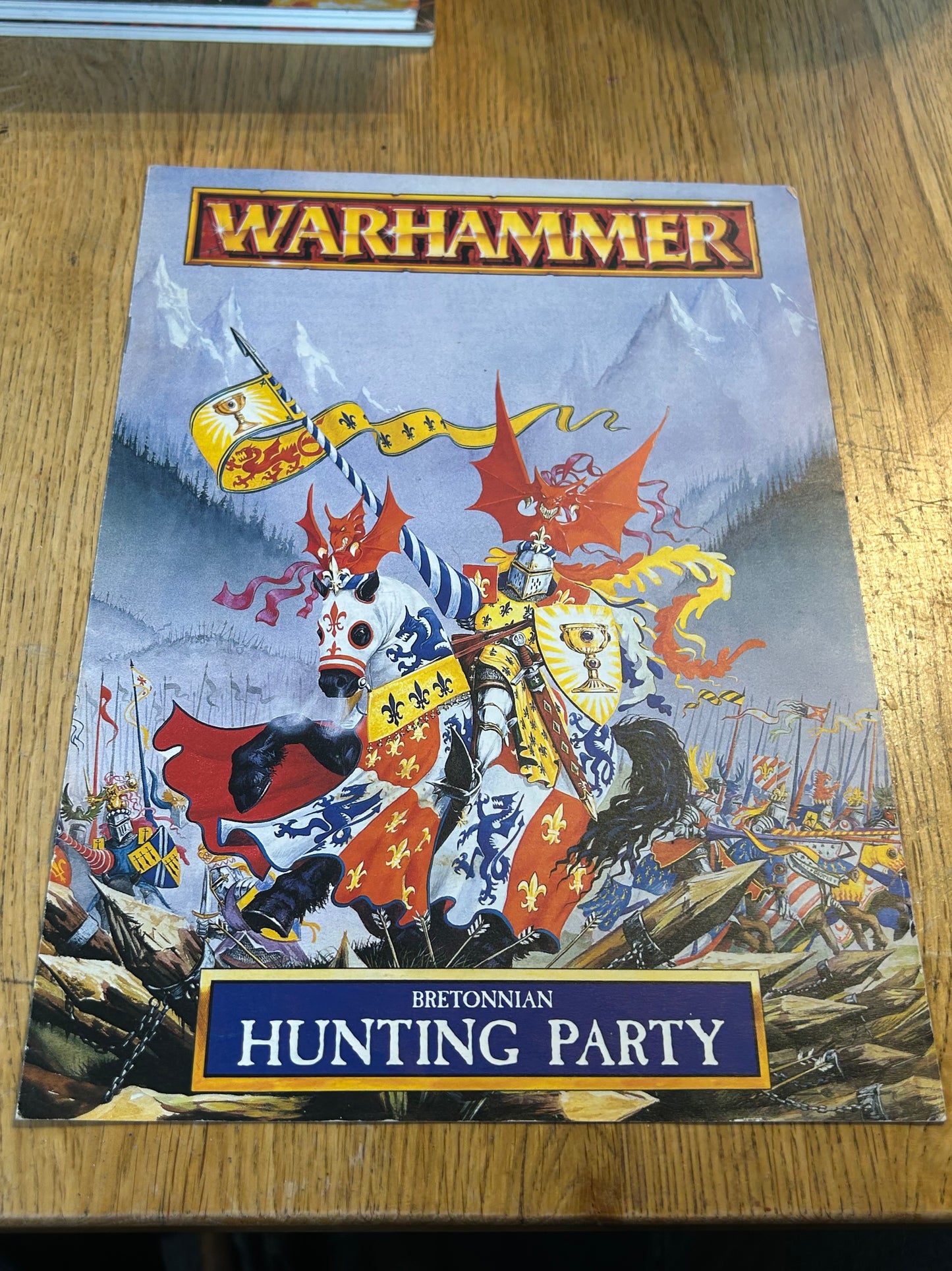 Warhammer fantasy bretonnian hunting party booklet